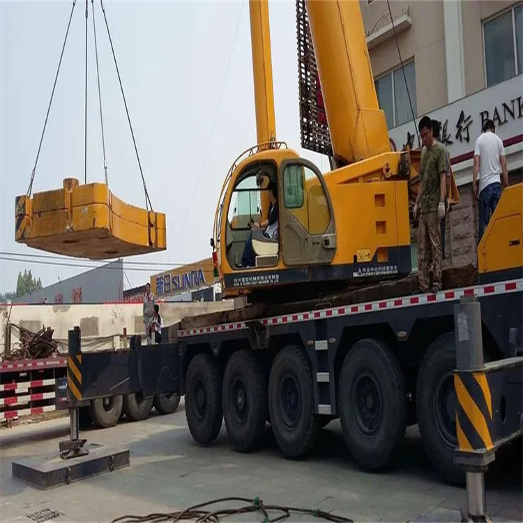 环翠当地吊车出租|机器吊装|75吨|工厂搬迁服务